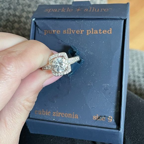Silver Plated CZ Ring ✨💍 - Picture 4 of 6